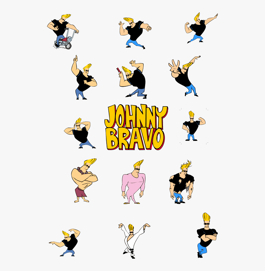 Johnny Bravo All Character, HD Png Download