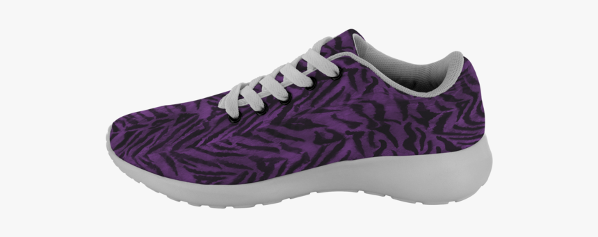 Royal Purple Bengal Tiger Striped Unisex Running Shoes,tiger - Sneakers, HD Png Download