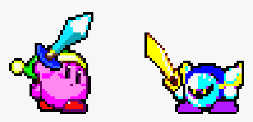 Meta Knight Pixel Art, HD Png Download