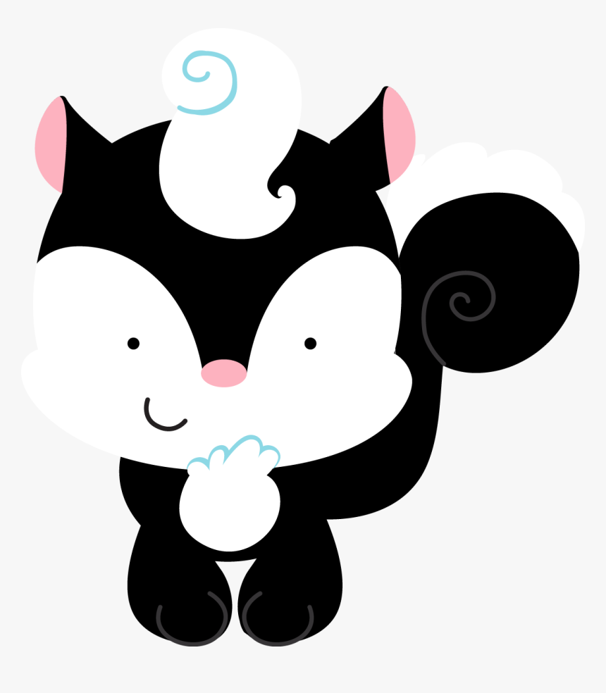 Mouse Clipart Woodland - Woodland Skunk Clipart, HD Png Download