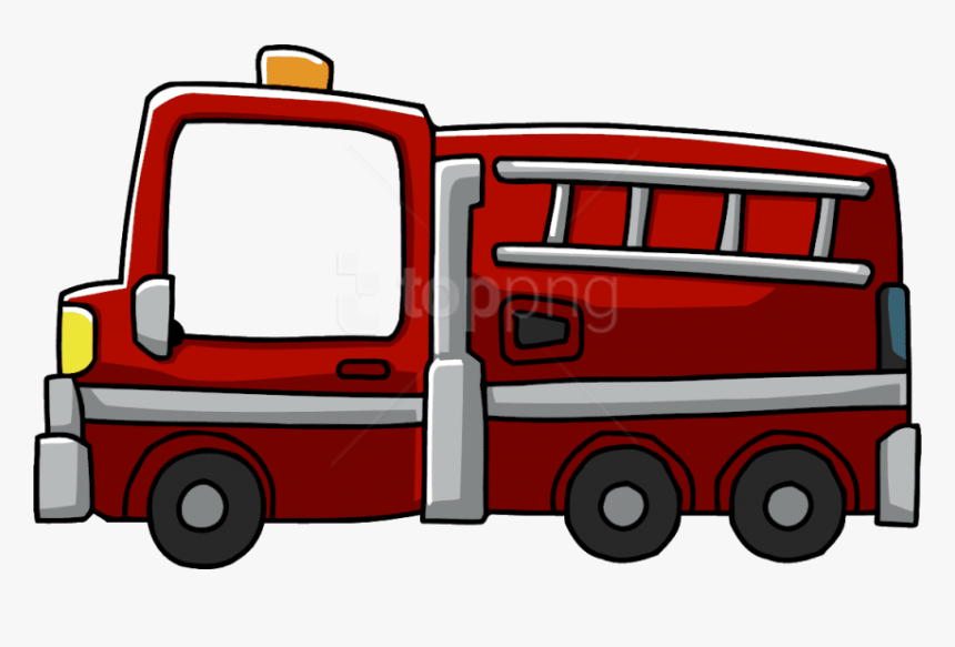 วาด รูป รถ ดับ เพลิง, HD Png Download