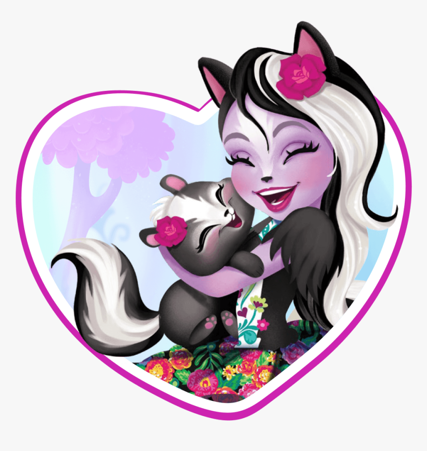 Sage Skunk And Caper Character Thumbnail-characterimage - Enchantimals Sage And Caper, HD Png Download