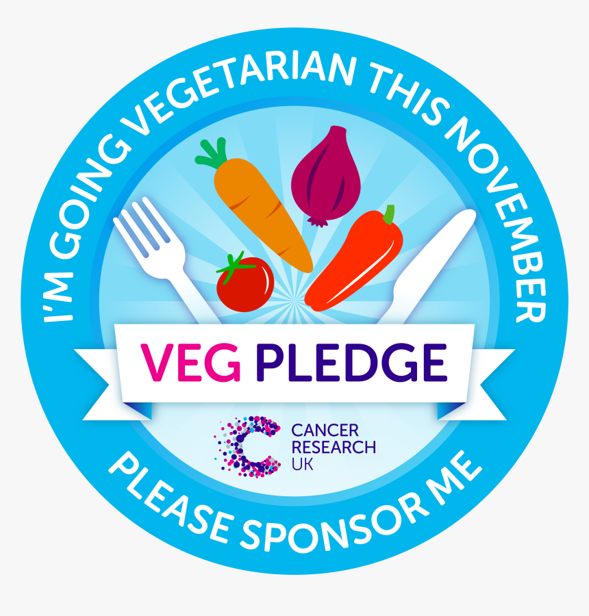 Clip Art Redbull Font - Veg Pledge Cancer Research Uk, HD Png Download