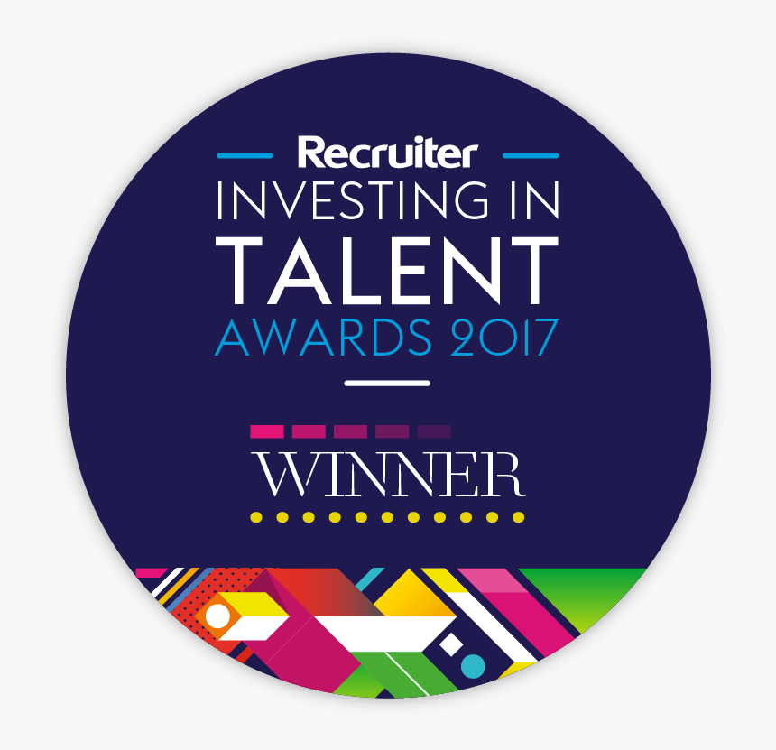 Recruiter Official Logos 2017 Winner - Recruiter Investing In Talent, HD Png Download