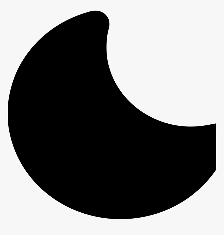 Moon - Quarter Circle Filled Vexels, HD Png Download