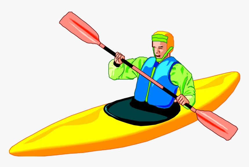 Kayak Png - Kayakers Cartoon Png, Transparent Png