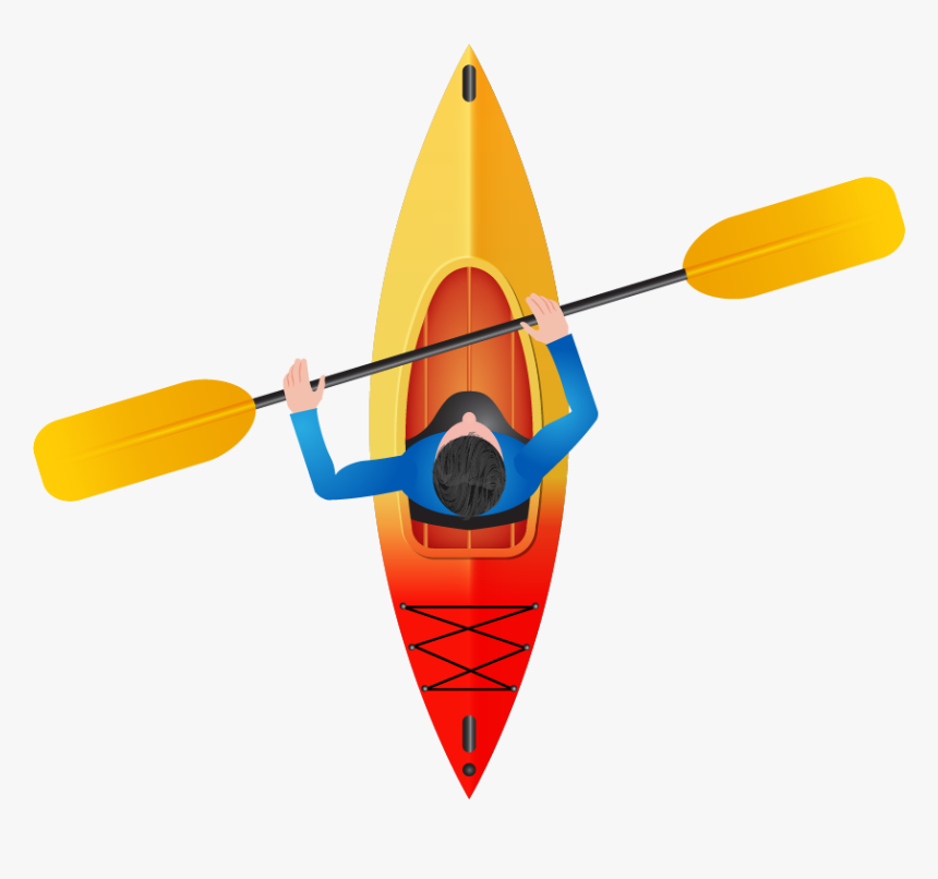 Clip Art Sea Kayak Canoe Image Transparent Kayak Clipart, HD Png