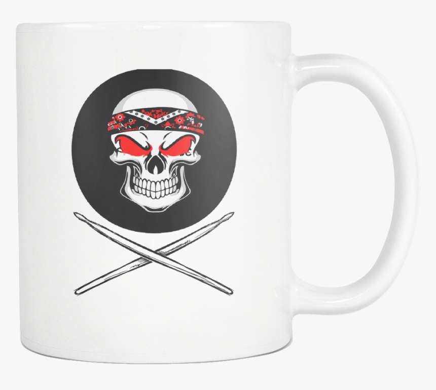 Skull And Drumsticks - Beer Stein, HD Png Download