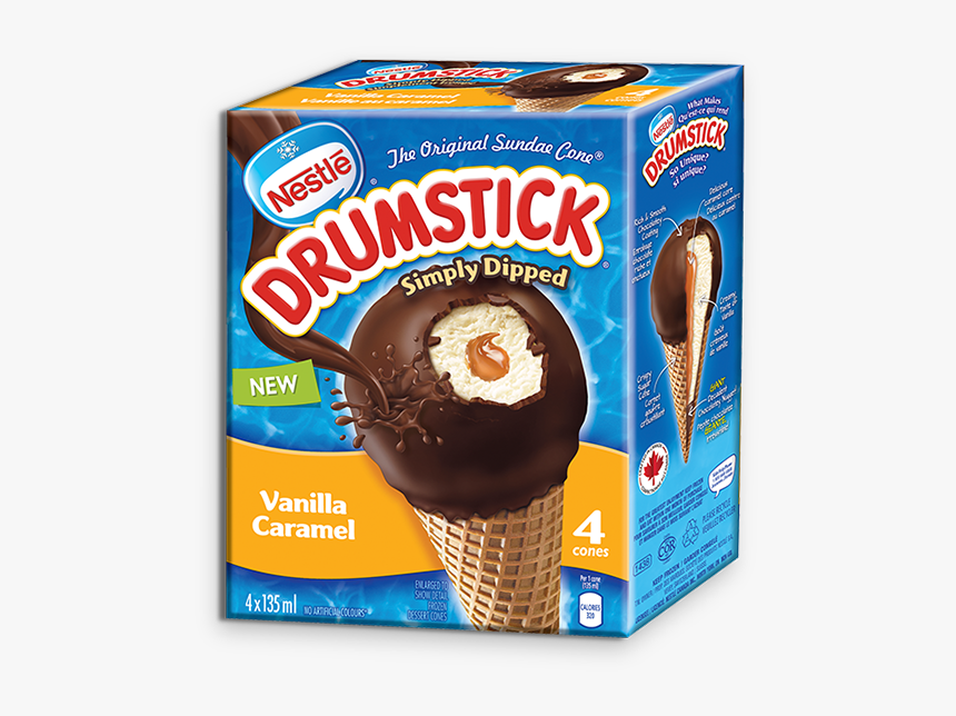 Alt Text Placeholder - Drumstick Ice Cream Caramel, HD Png Download