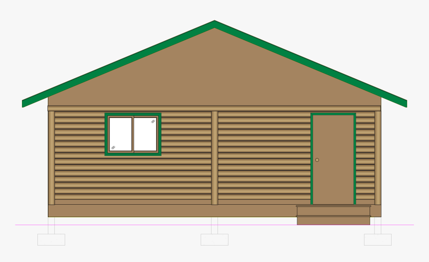 Transparent Log Cabin Clipart - Log Cabin, HD Png Download
