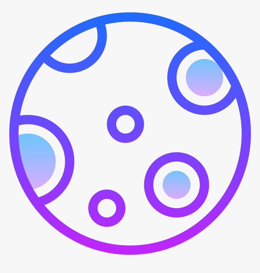 Full Moon Icon - Circle, HD Png Download