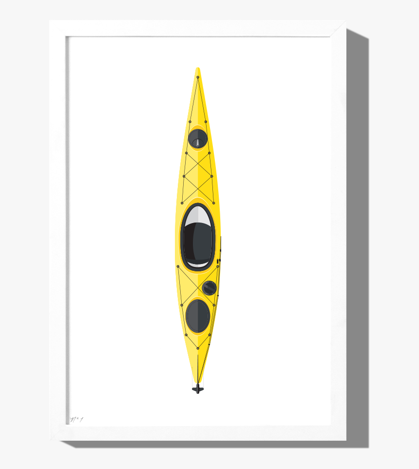 Kayak Art Print With Optional Frame, HD Png Download
