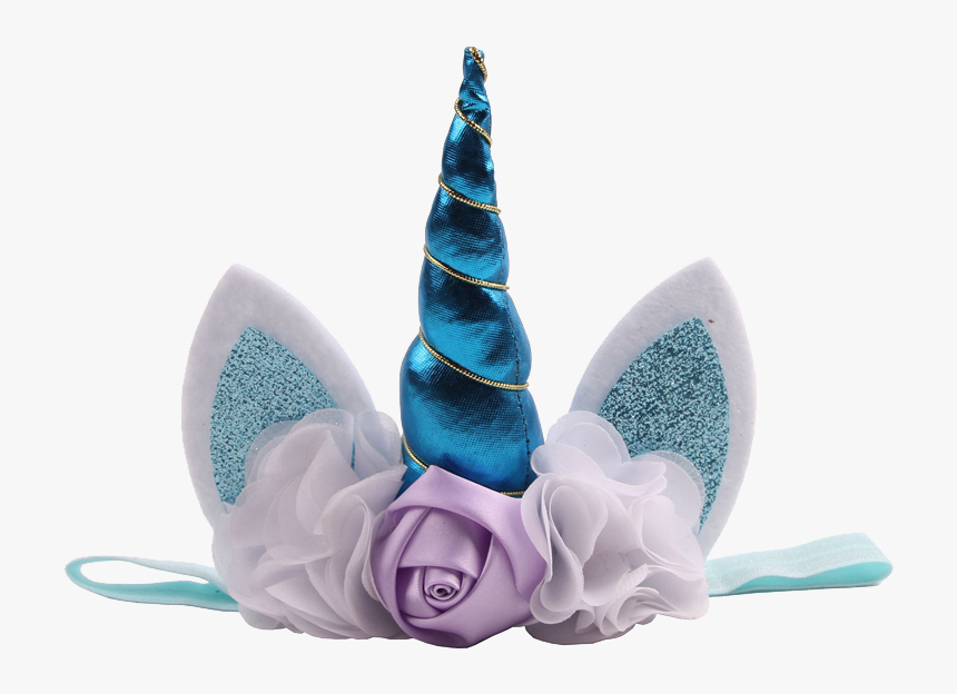 Unicorn Headband Blue Png, Transparent Png