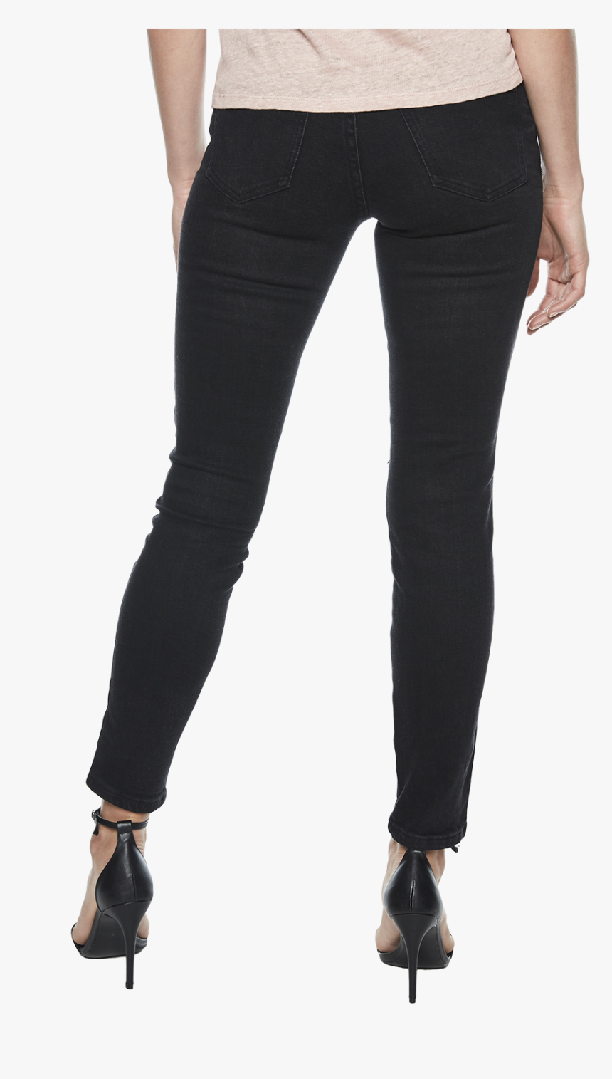 Ripped Giselle Jean In Colour Pewter - Hudson Skinny Jean, HD Png Download