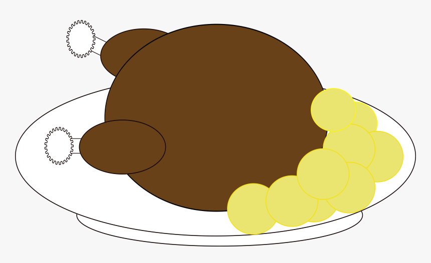 Cooked Turkey Png - Turkey Stuffing Clipart, Transparent Png