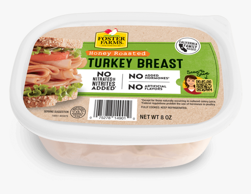 Honey Roasted Turkey Breast - Foster Farms Turkey Breast Slices, HD Png Download