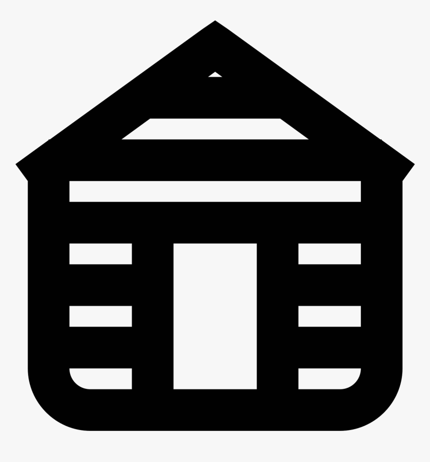 Log Cabin Icon, HD Png Download