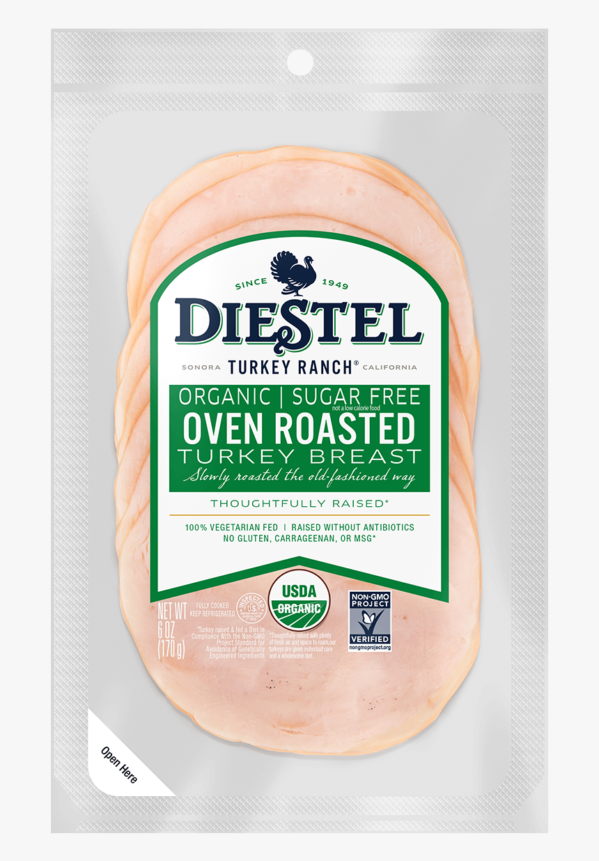 Deli Pre-sliced Turkeybreast Ovenroasted Organic Rendering - Processed Cheese, HD Png Download