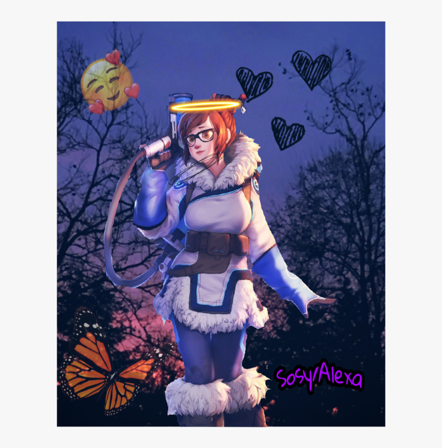 #mei #meioverwatch #overwatch - Butterfly, HD Png Download