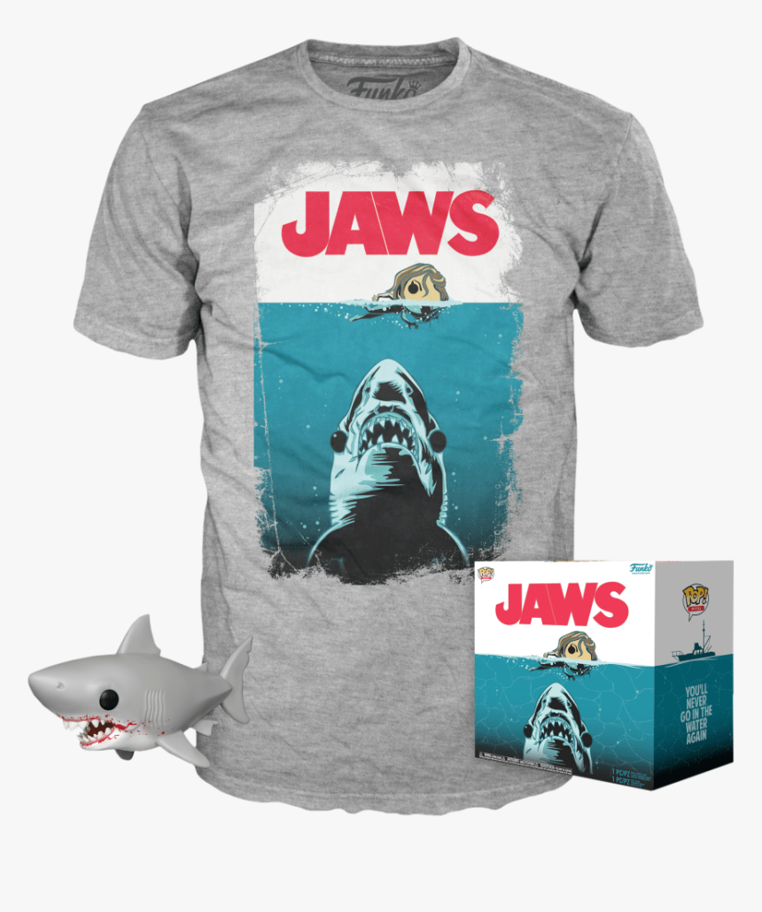 Jaws Funko Pop Shirt, HD Png Download