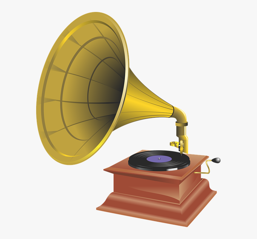 Old Megaphone Record Player