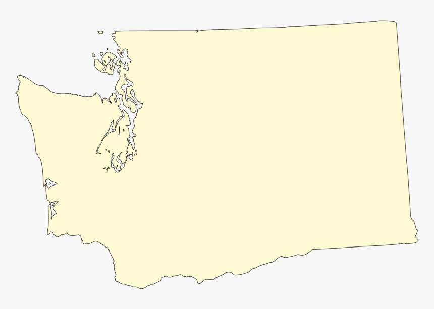 Washington State Map H - Six Regions Of Washington State, HD Png Download