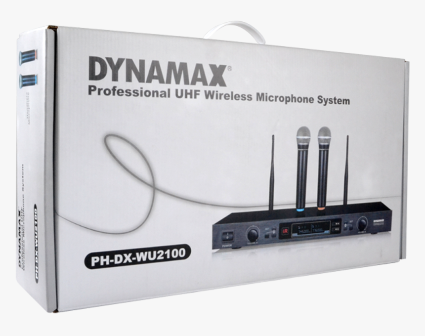 Professional Uhf Wireless Microphone System With 2 - Cassette Deck, HD Png Download