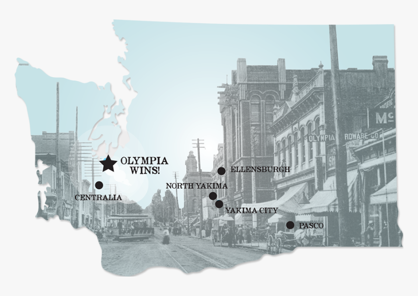Transparent Washington State Outline Png - Cityscape, Png Download
