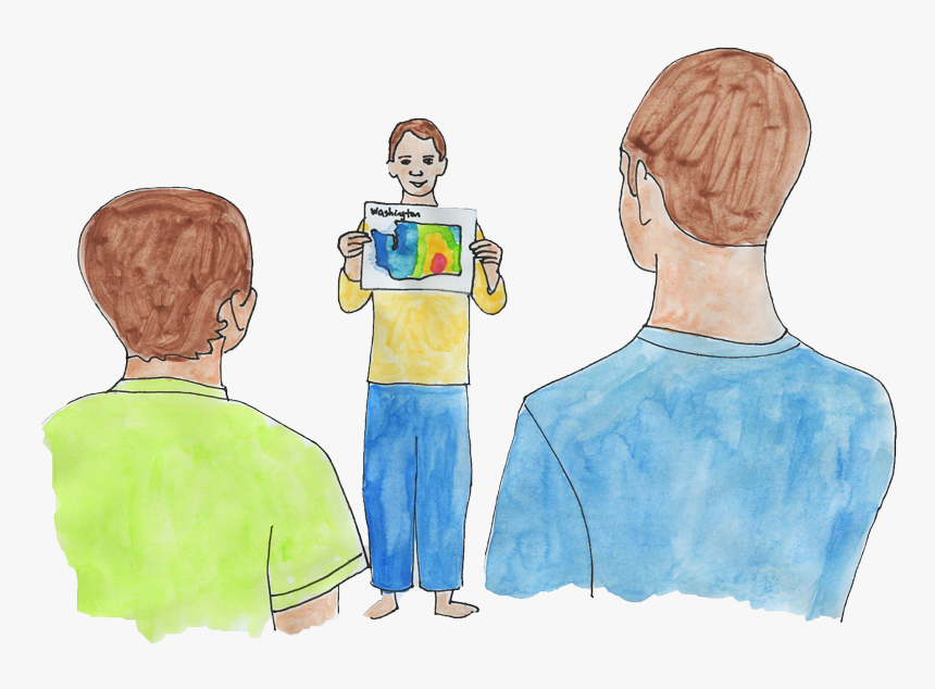 Us State Maps Presentation - Cartoon, HD Png Download