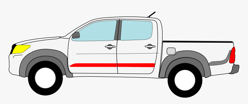Toyota Hilux, Side View Clip Arts - Hilux Clipart Png, Transparent Png