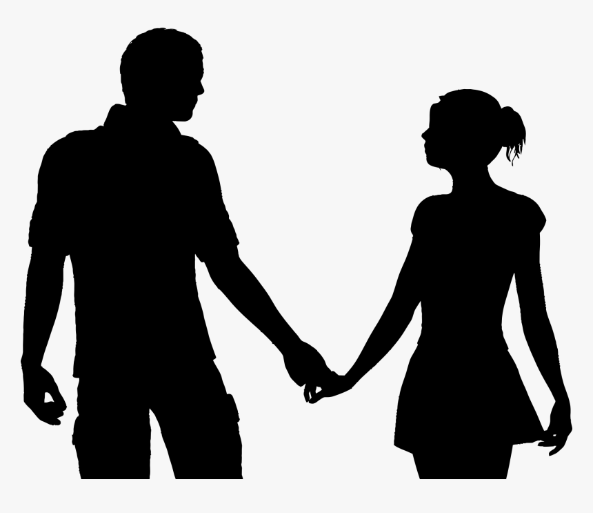 Urdu Poetry Love Hindi Propose Day Valentine S Day - Couple Silhouette Holding Hands, HD Png Download