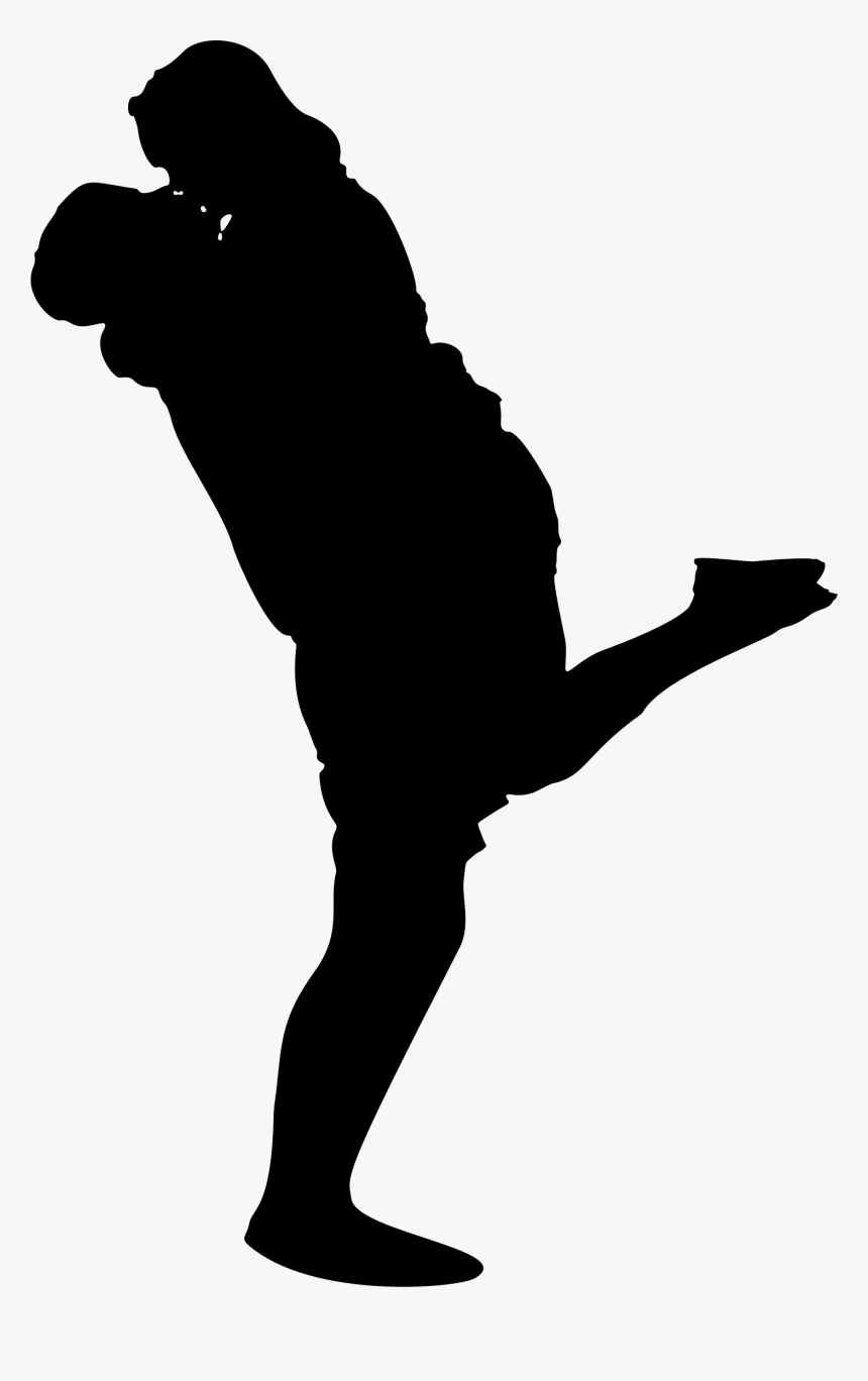 Couple In Love Silhouette, HD Png Download