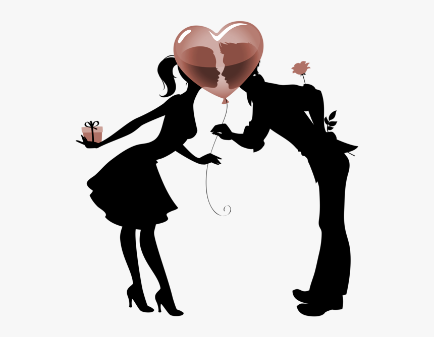 #freetoedit #couple #silhouette #couplesilhouette #love - Casal De Namorados Em Png, Transparent Png