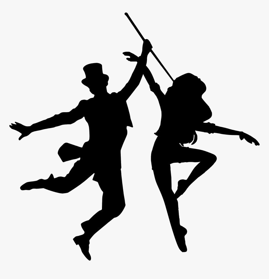 Dance, Couple, Silhouette, Salsa, Logo, Swing, Boogie, - Hip Hop Dancer Silhouette, HD Png Download