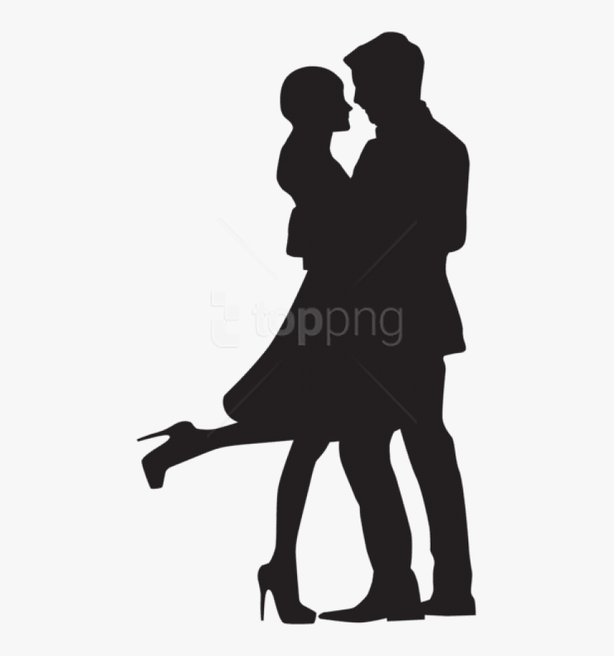 Free Png Download Couple In Love Silhouette Png Png Romantic Couple Silhouette Png Transparent Png Transparent Png Image Pngitem