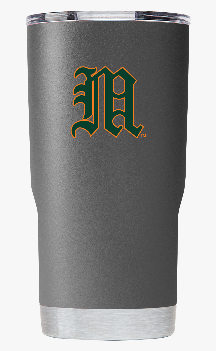 Miami Hurricanes Vault “m” Gray Tumbler - Guinness, HD Png Download