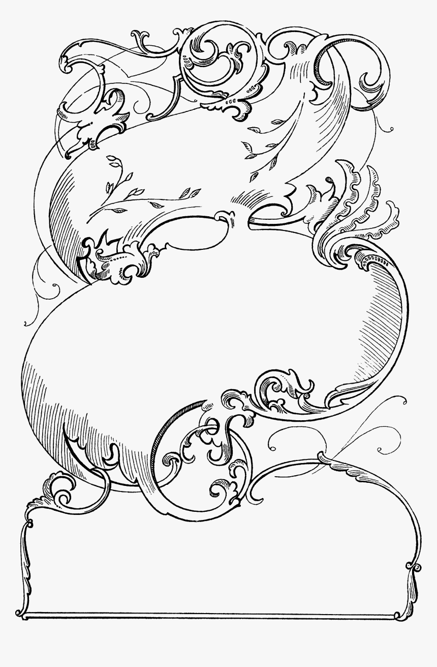 Victorian Clip Art - Victorian Line Png, Transparent Png