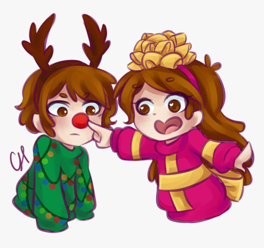 Holiday Sweaters By Cairolingh - Dipper And Mabel Christmas, HD Png Download