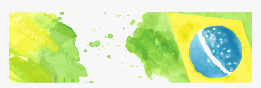 Brazil Vector Banner Black And White Stock - Banner Brasil Png, Transparent Png