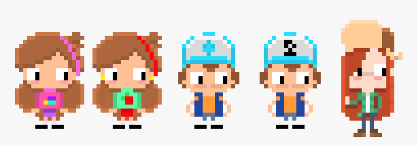 Gravity Falls Pixel Art, HD Png Download