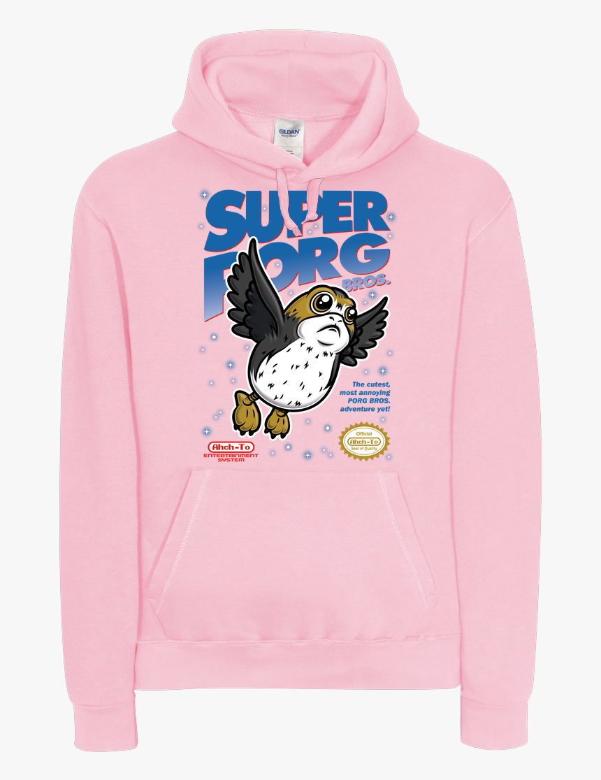 Olipopart Super Porg Bros Sweatshirt B&c Hooded , Png - Hoodie, Transparent Png