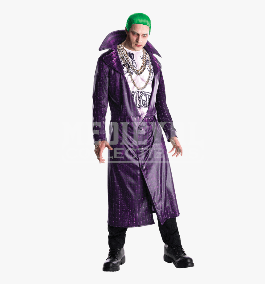 Deluxe Adult Suicide Squad Joker Costume - Villain Costumes, HD Png Download