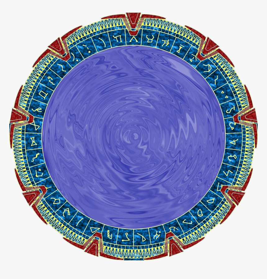 Stylized Coloured Stargate, HD Png Download