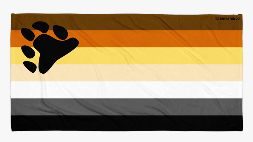 Bear Pride Towel - Bear Pride Flag, HD Png Download