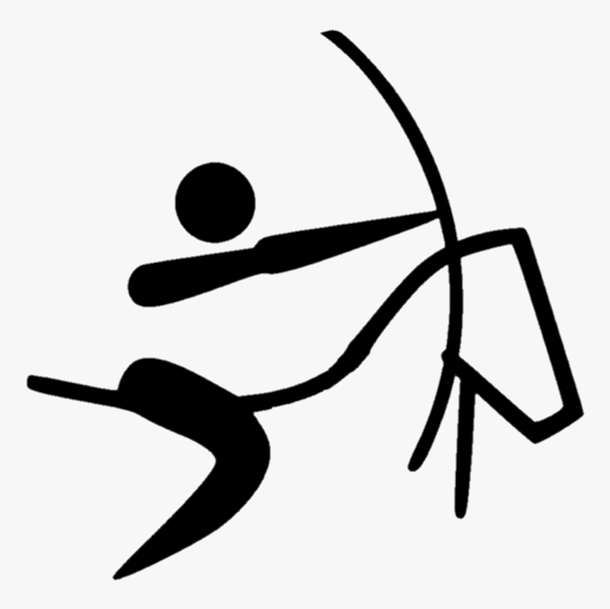 Horseback Archery Pictogram - Horseback Archery Logo, HD Png Download