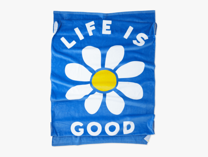 Daisy Beach Towel - Life Is Good Beach Towel, HD Png Download