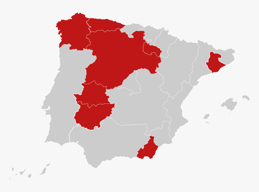 Moncas@cruzroja - Es Www - Acollementofamiliar - Org - Gold Map Of Spain, HD Png Download