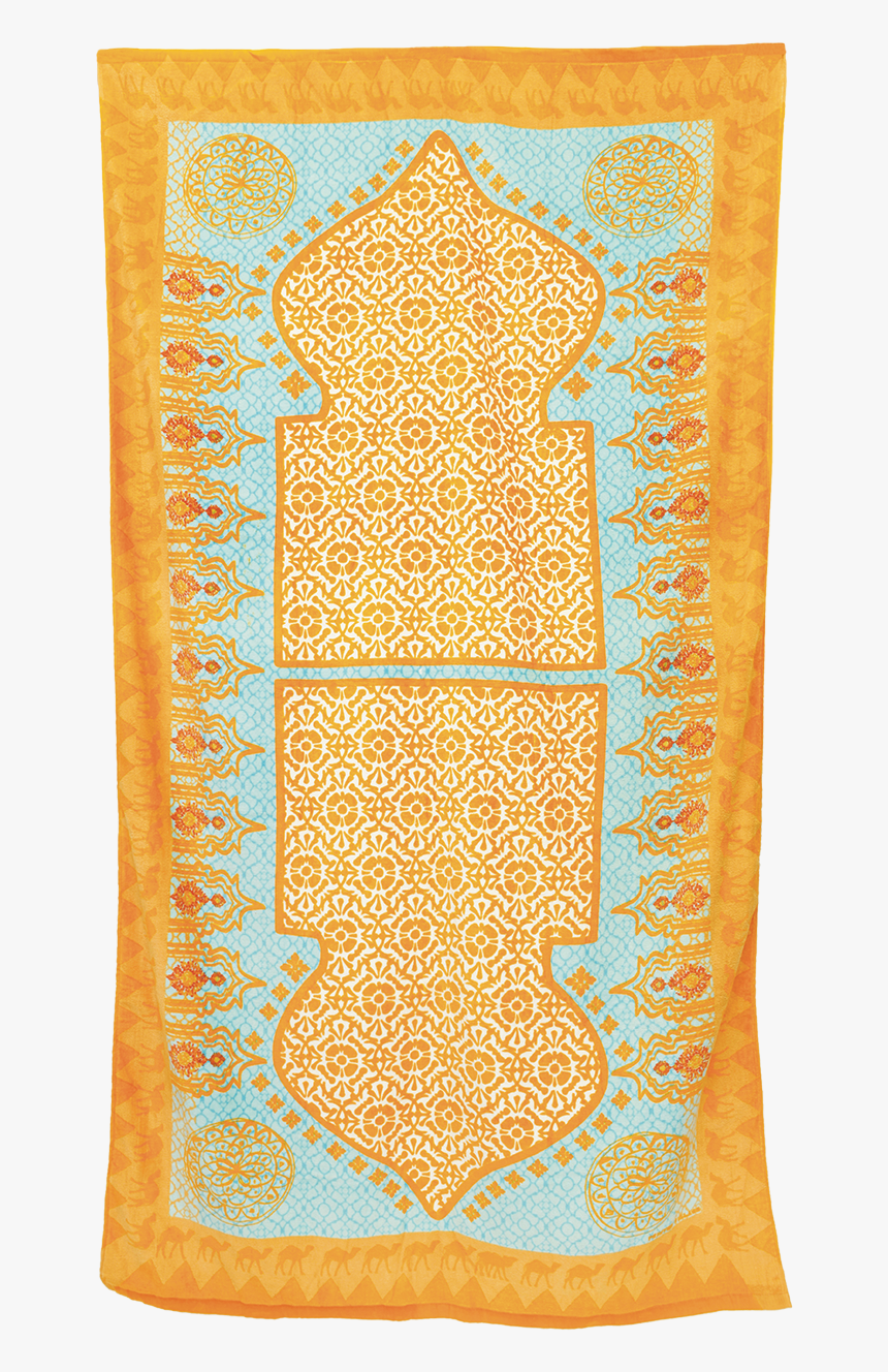 Printed Village Beach Towel - Motif, HD Png Download