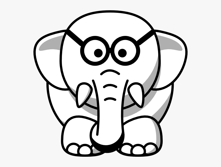 Transparent Spectacles Vector Png - Black And White Animal Clipart Zebra, Png Download