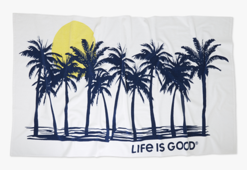 Beach Palms Beach Towel - Attalea Speciosa, HD Png Download